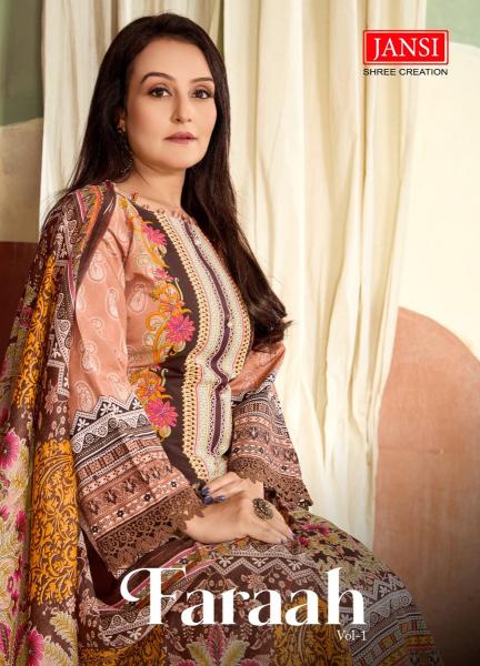 Jansi farah vol 1 pakistani suit manufacturer